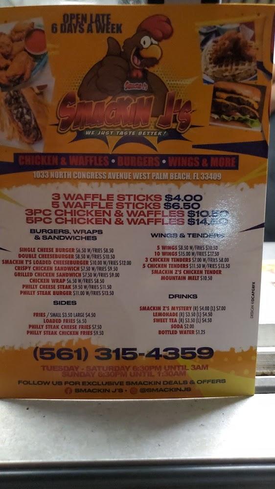 Smackin J's Menu image 2