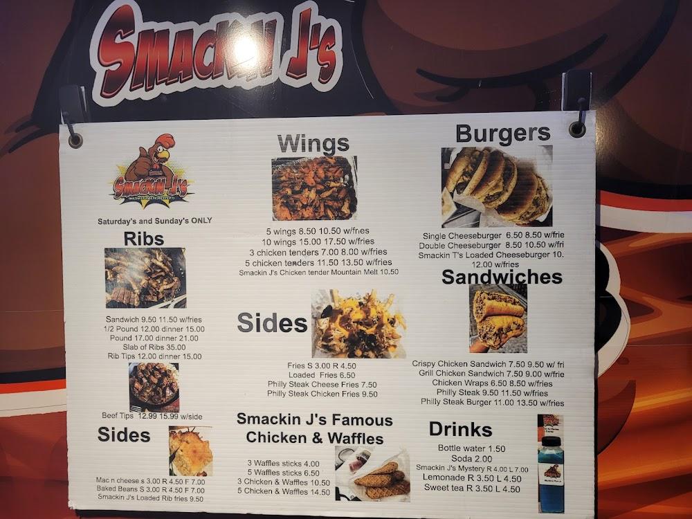 Smackin J's Menu image 3