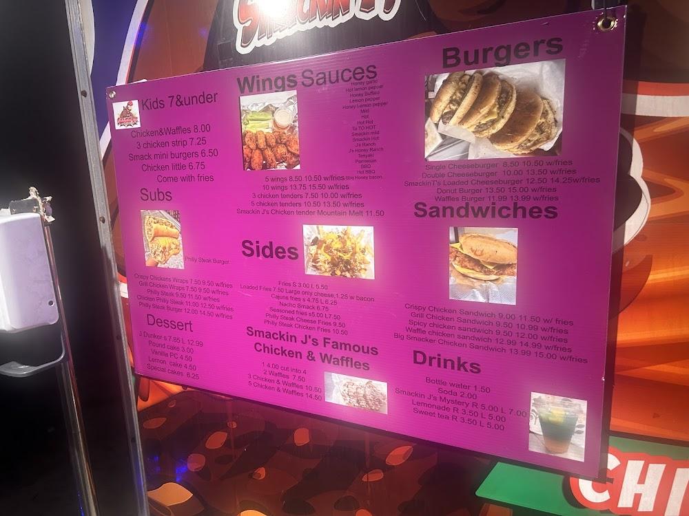 Smackin J's Menu image 4